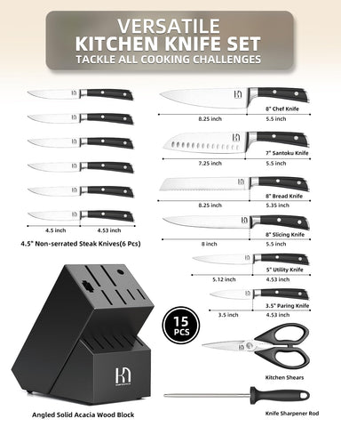KnifeSaga cuchillo pelar 3,5 pulgadas ideal para pelar y recortar frutas y verduras.