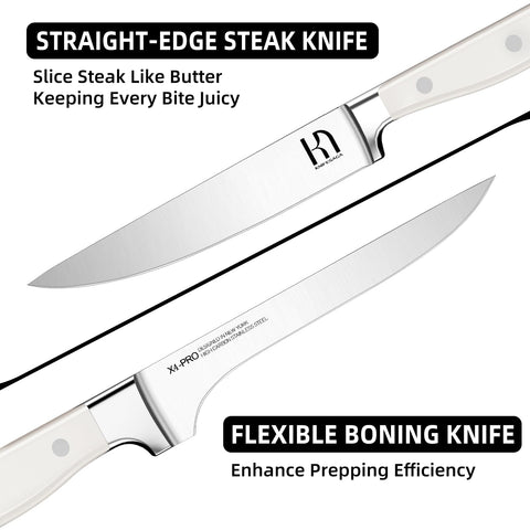 KnifeSaga cuchillo pelar 3-5-pulgadas para pelar y refinar texturas