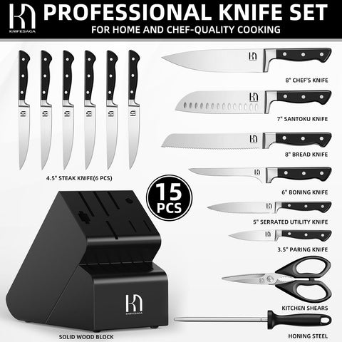 Cuchillo utilidad Knifesaga de 5 pulgadas, tareas diarias con control.