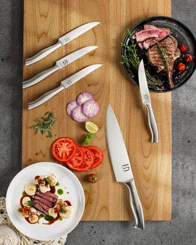 KnifeSaga tijeras de cocina multiusos para cortes y apertura.