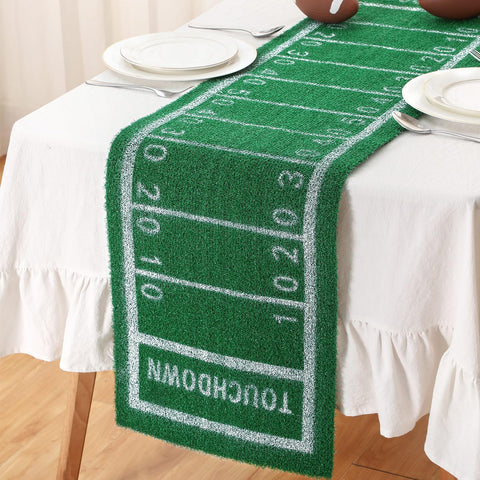 Knitgrip corredor de mesa fútbol con césped artificial para fiestas, look de campo realista