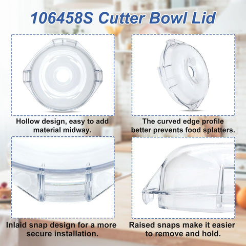 Knocokie 106458S diseño curvado que mantiene los alimentos dentro del bol