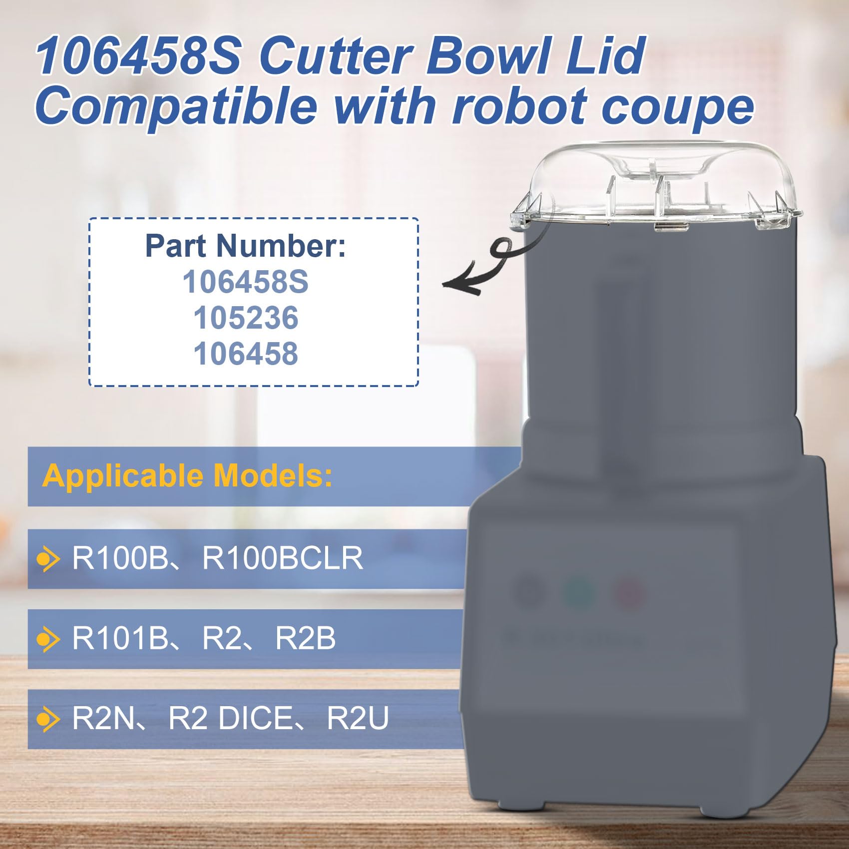 Knocokie 106458S plástico de alto impacto, duradero y apto para lavavajillas