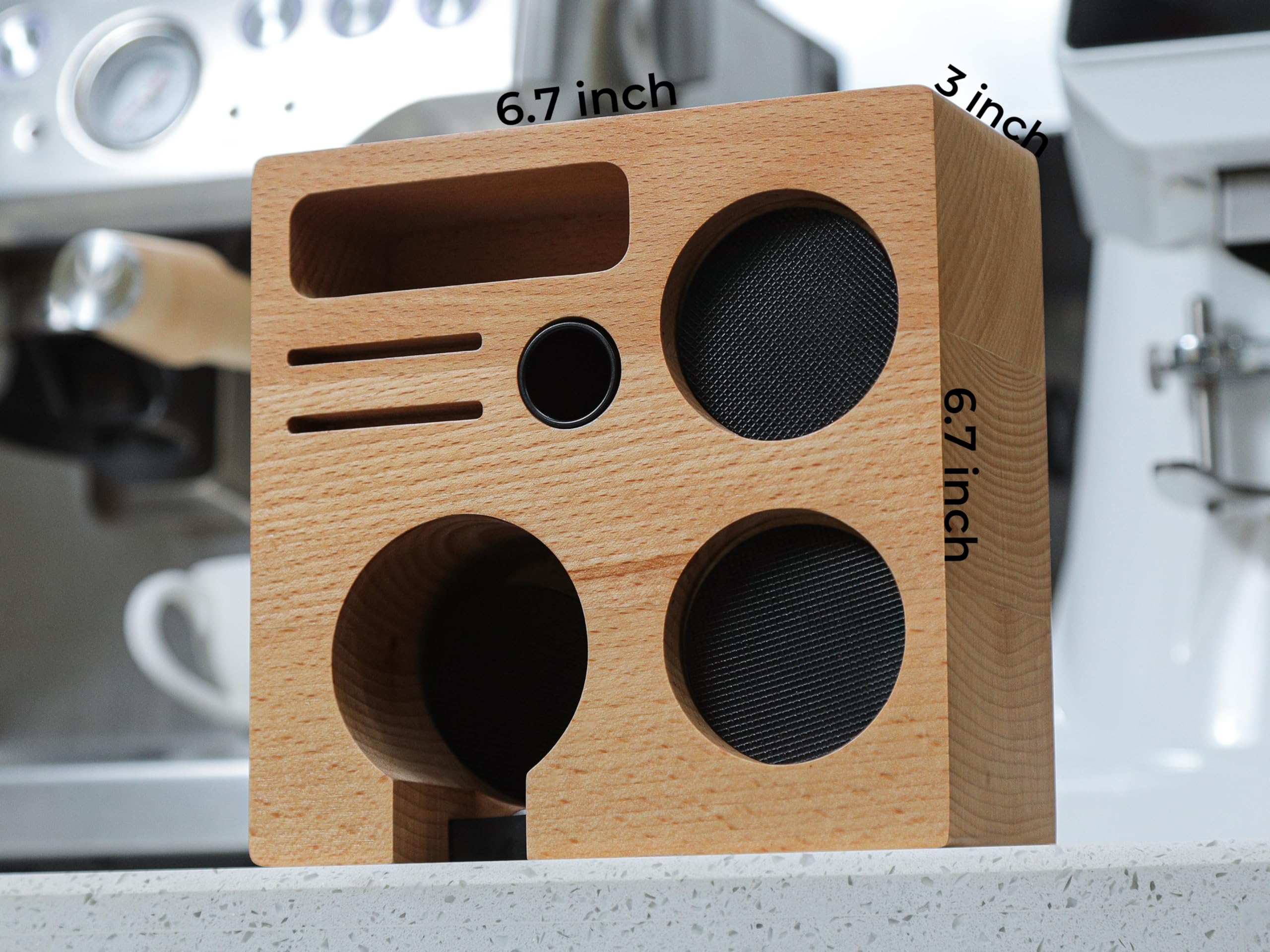 KNODOS distribuidor espresso 54mm, facilita distribución pareja para extracción.