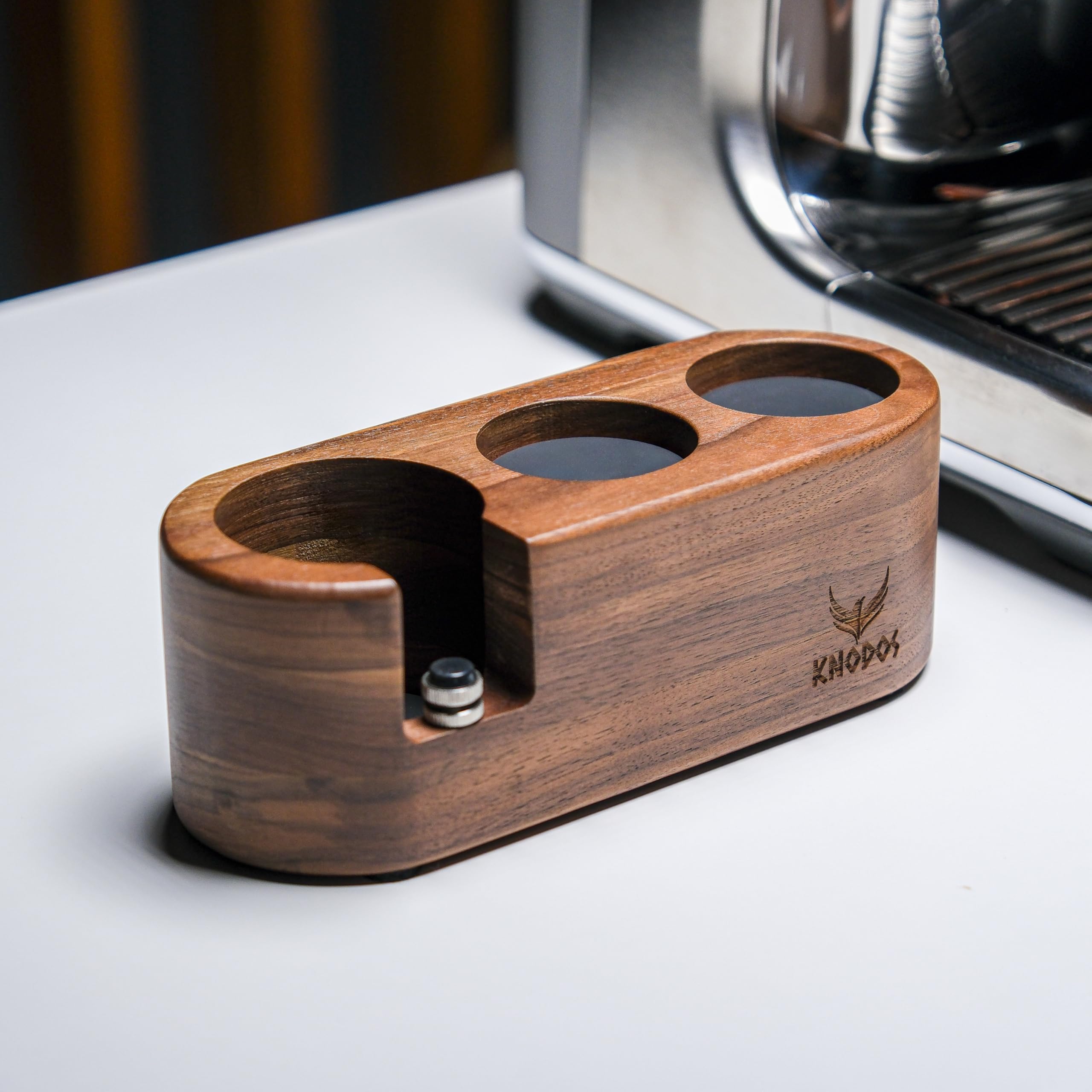 KNODOS estación de compactación 54mm para Breville, soporte estable para distribuir el café