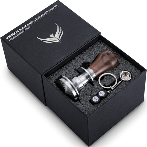 KNODOS prensador espresso 54mm base acanalada para Breville mejora la distribución