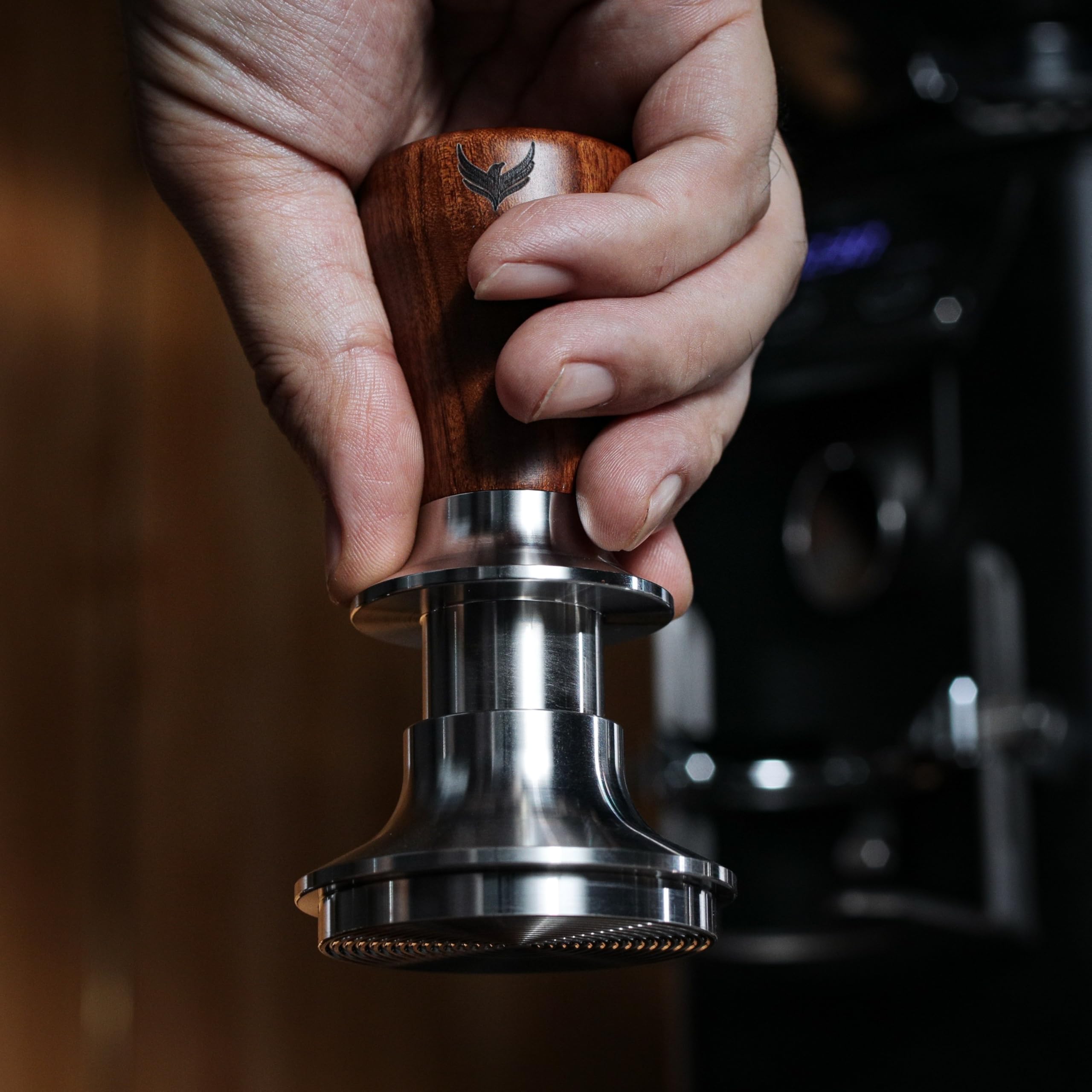 KNODOS prensador 58.5mm compatible con Breville, Rancilio, Gaggia, IMS y VST