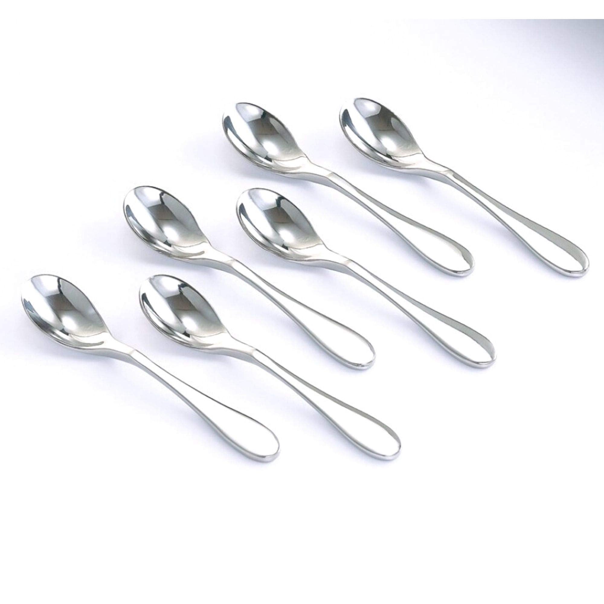 KNORK demitasse, conjunto de 6, acabado espejo, perfecto para expreso y postres