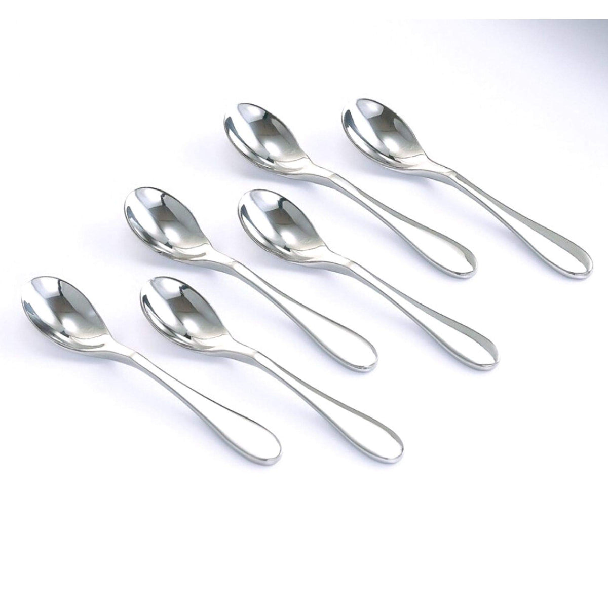 KNORK demitasse, conjunto de 6, acabado espejo, perfecto para expreso y postres