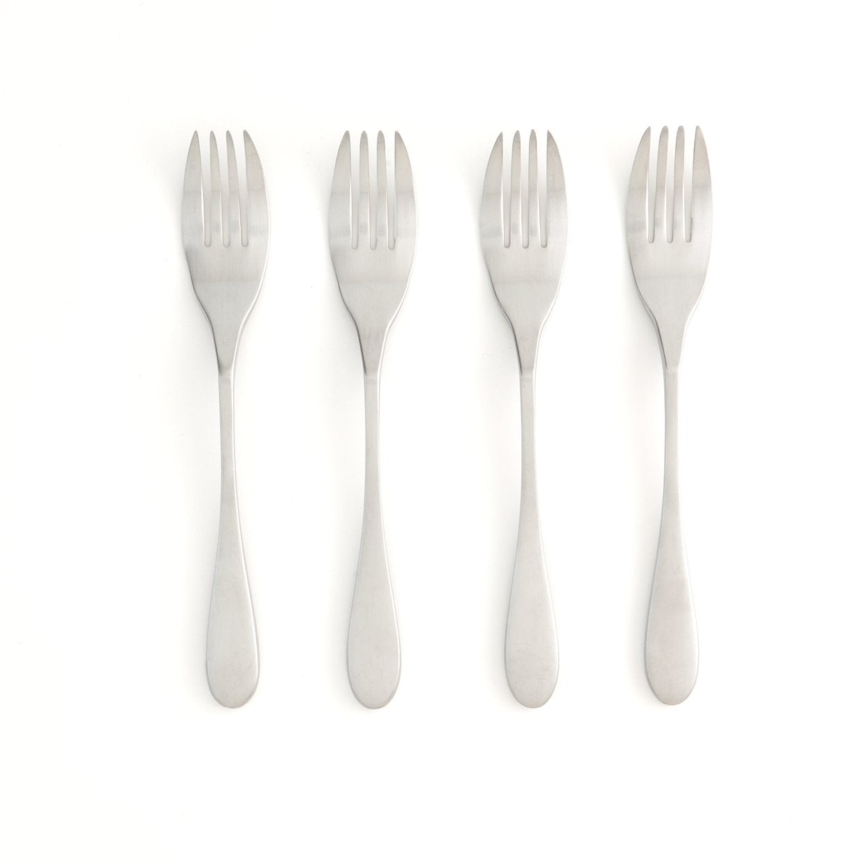 Knork Original tenedores de cena mate, diseño elegante para una mesa moderna.