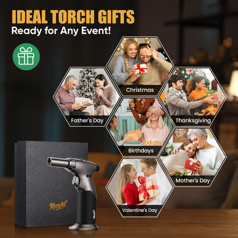 Koackl soplete en elegante estuche regalo, perfecto para ocasiones especiales.