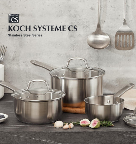 Cazo KOCH SYSTEME CS acabado cepillado, resistente a manchas y desgaste.