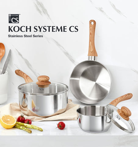 KOCH SYSTEME CS acero inoxidable duradero, facil de limpiar.