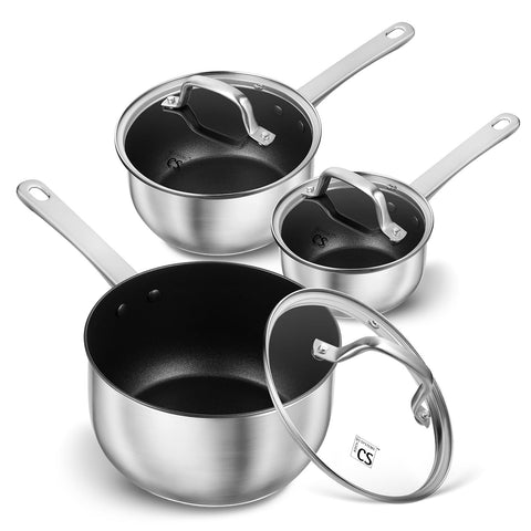 KOCH SYSTEME CS cazo 1qt frente: antiadherente para verter salsas sin esfuerzo.
