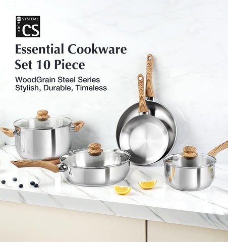KOCH SYSTEME CS cazo 2qt con tapa para hervir rápido