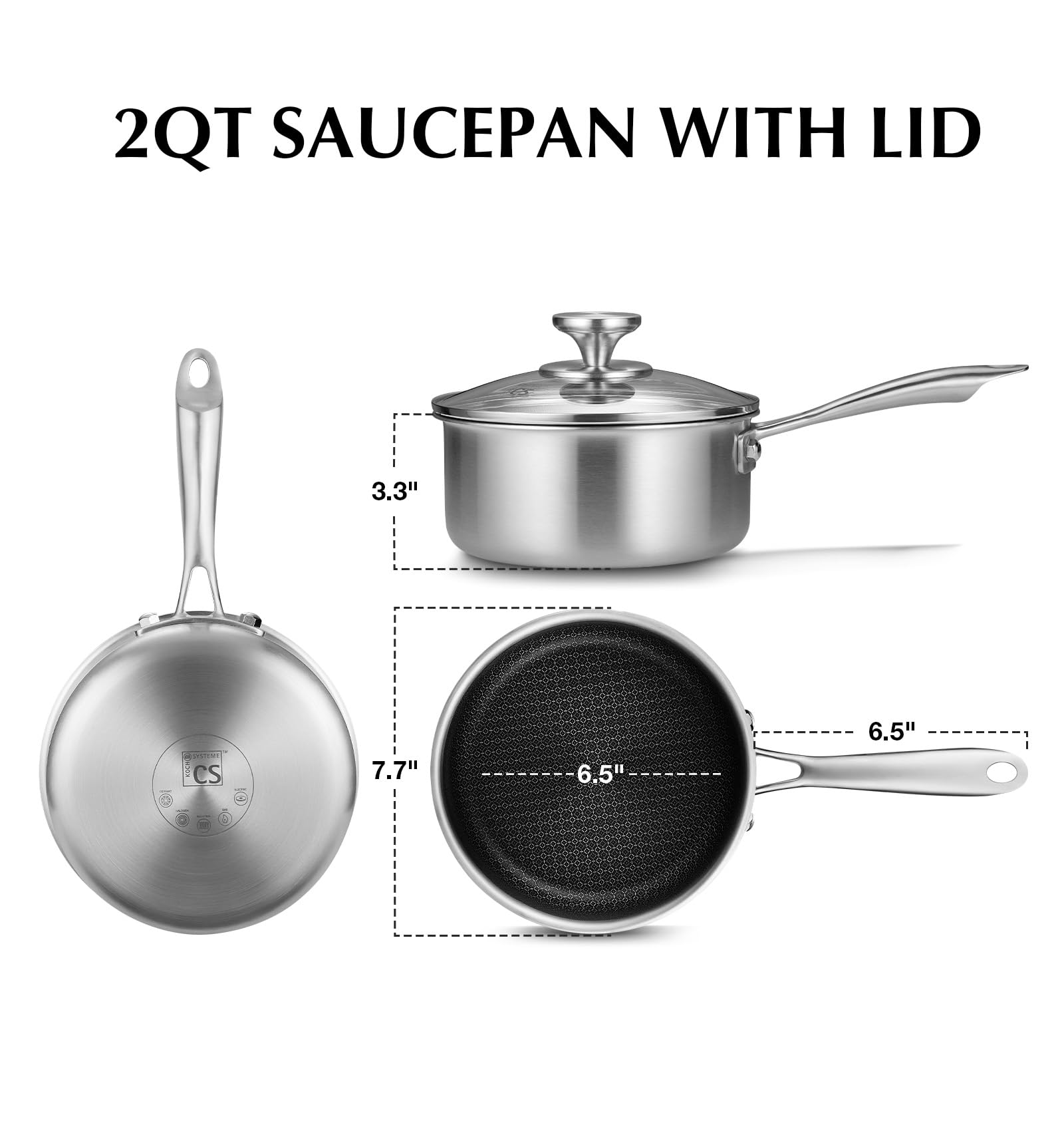 KOCH SYSTEME CS cazo compacto ideal para cocción diaria en cocinas pequeñas.