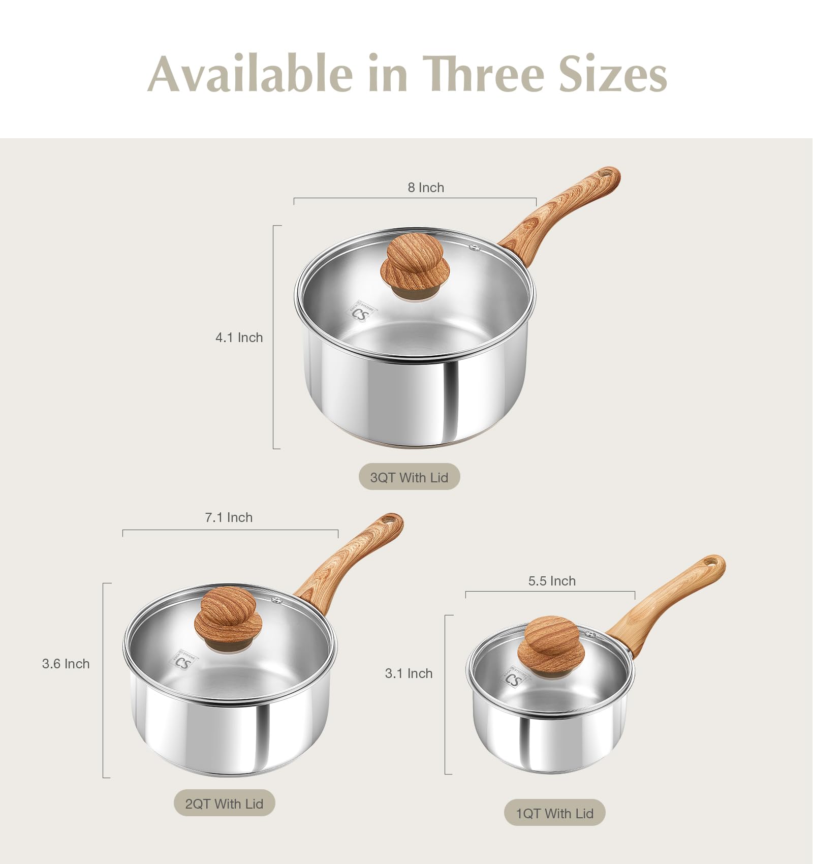 KOCH SYSTEME CS apto para inducción y cocinas magnéticas para mayor versatilidad.