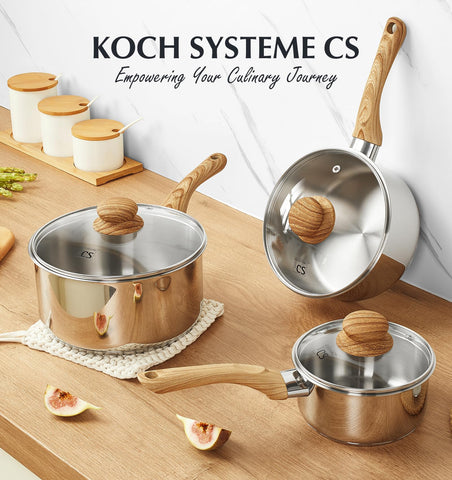 Sartén KOCH SYSTEME CS apta para inducción y varias cocinas.