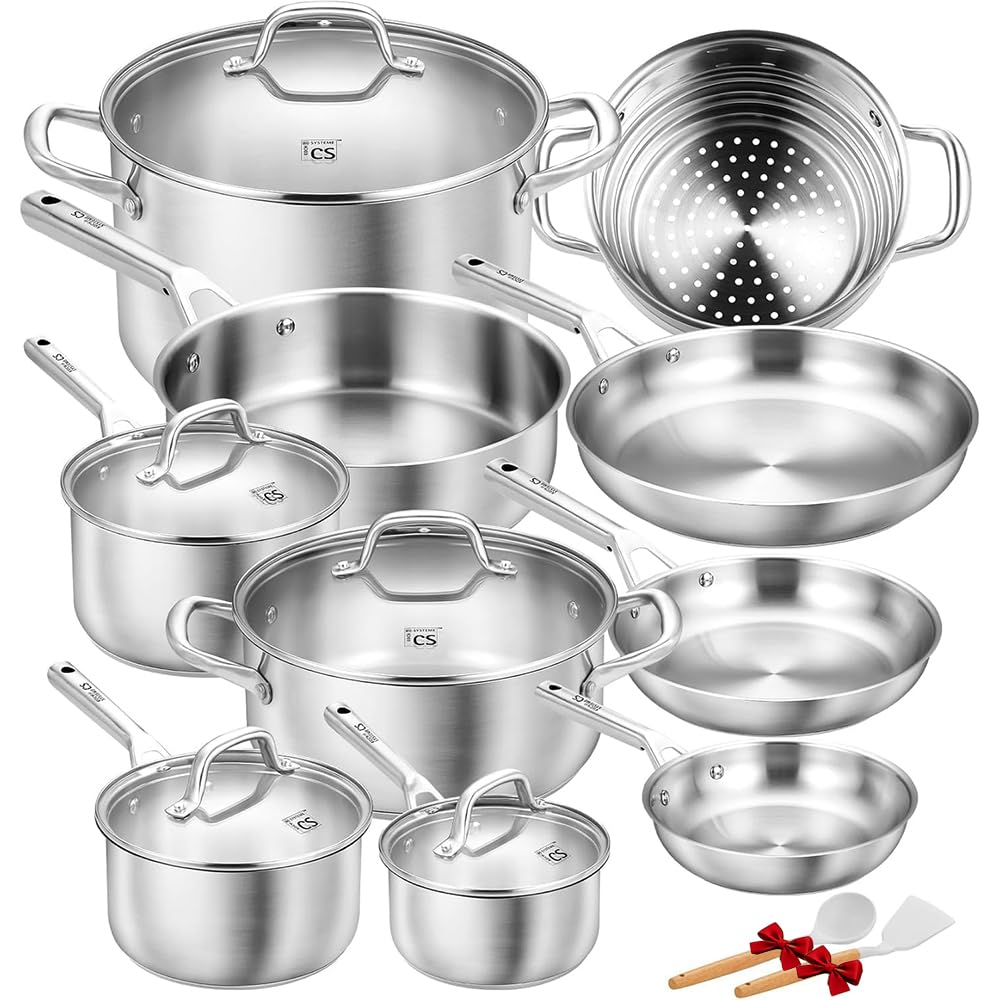 KOCH SYSTEME CS, juego completo 17 piezas para cocinar cualquier receta