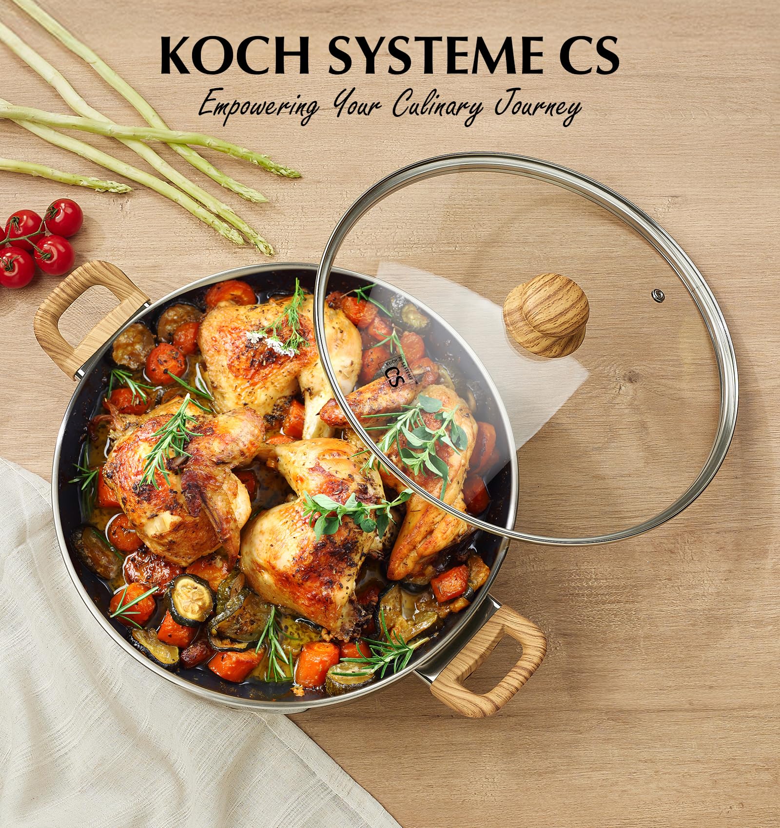 KOCH SYSTEME CS limpieza fácil, apta para lavavajillas