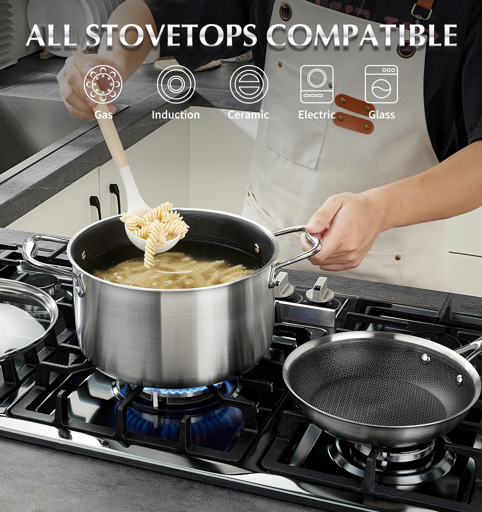 KOCH SYSTEME CS olla apta para inducción y horno para mayor versatilidad