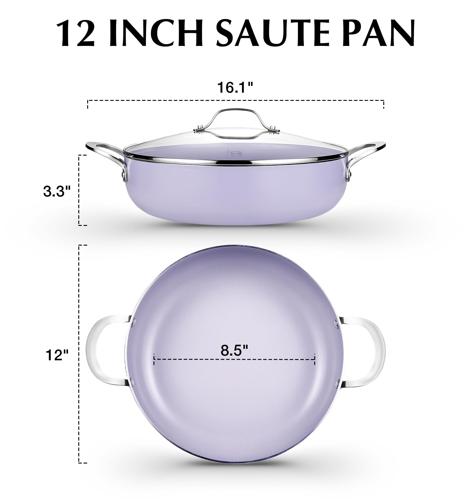 Sartén para guisos y pizzas caseras en una sola