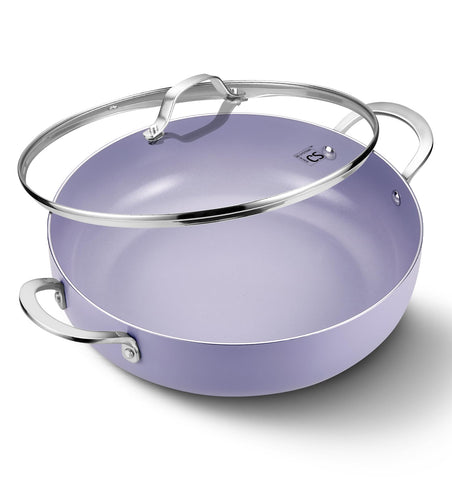 Sartén KOCH SYSTEME CS de 12 pulgadas con tapa para cocinar sin pegar