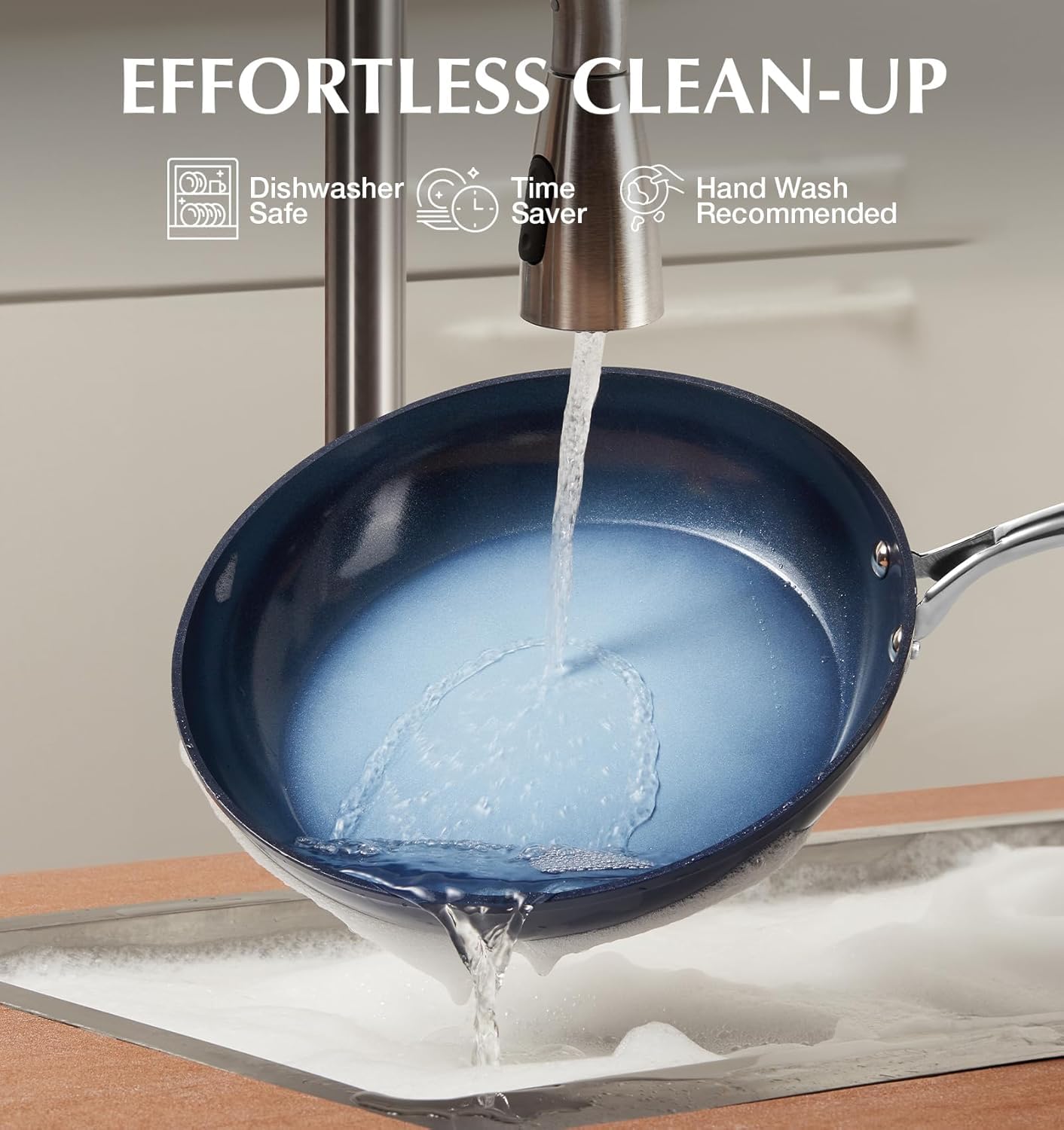 Superficie amplia KOCH SYSTEME CS ideal para saltear y dorar.