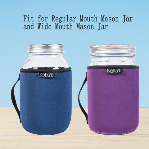 Koikyu funda 32oz Mason se puede lavar fácilmente.
