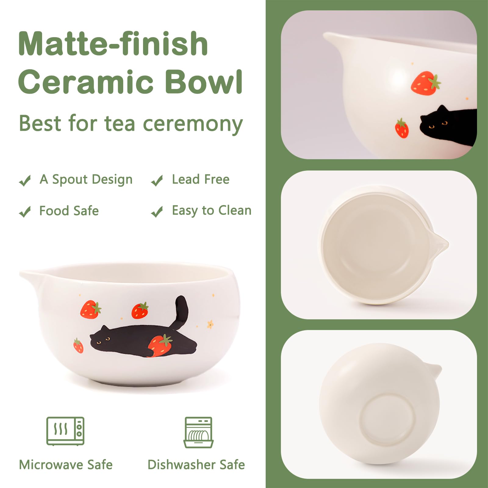 KOIMYSA batidor de bambú para batir matcha con espuma cremosa