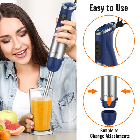 KOIOS 5 en 1 diseño ergonómico para un manejo cómodo