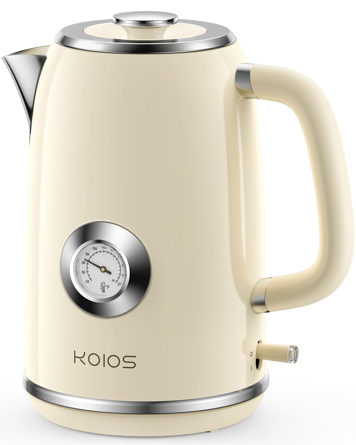 KOIOS hervidor eléctrico 1.8L, vista general, ideal para hervir agua rápidamente para té