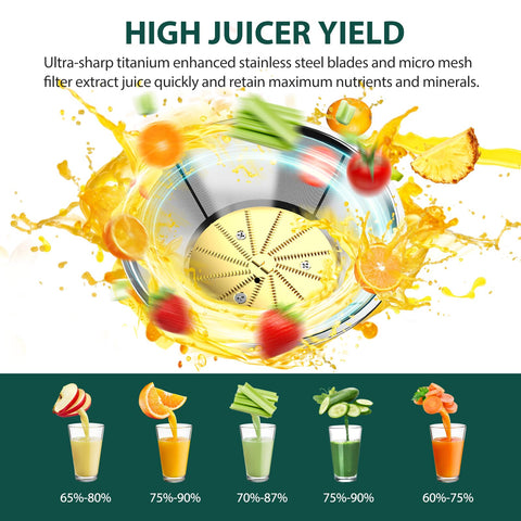 KOIOS jugo de 35 oz en vaso integrado para bebidas rápidas