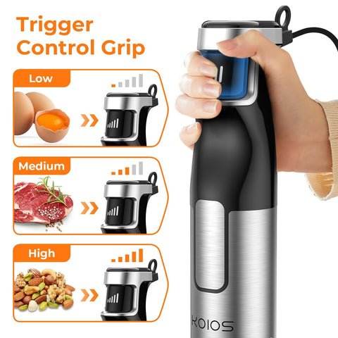 KOIOS motor de cobre 1100W para potencia constante.