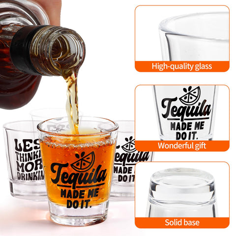 Vaso de vidrio grueso Kolewo4ever duradero para uso repetido