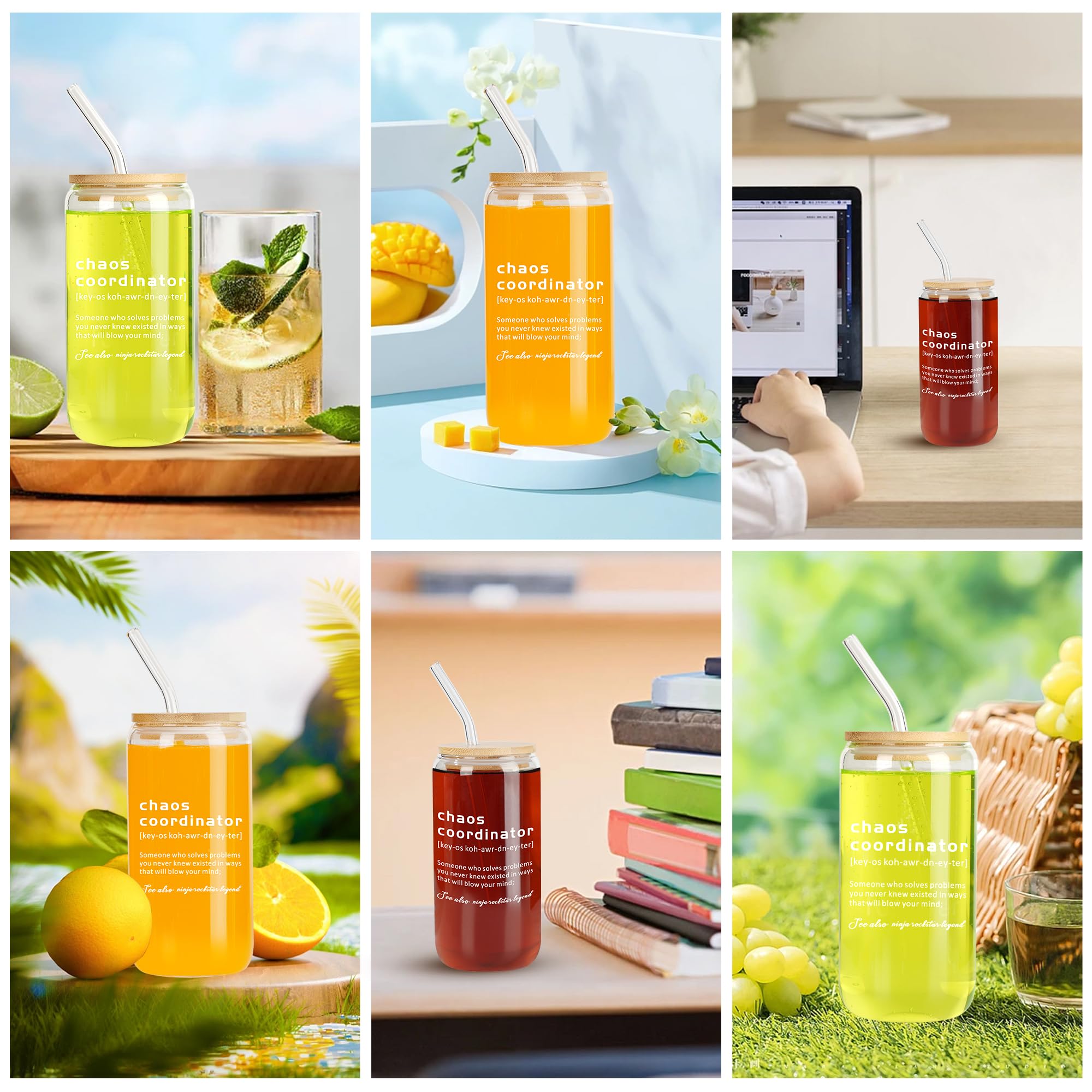 Vaso vidrio sin plomo y BPA libre para bebidas seguras