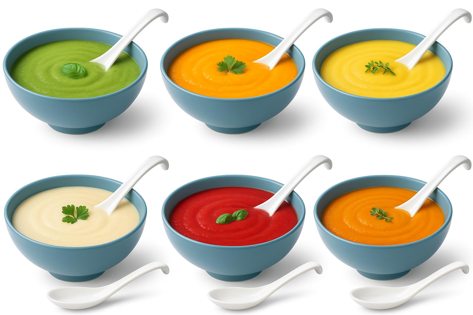 Kolibrox set de 6 cucharas, regalo práctico para amantes de la cocina.