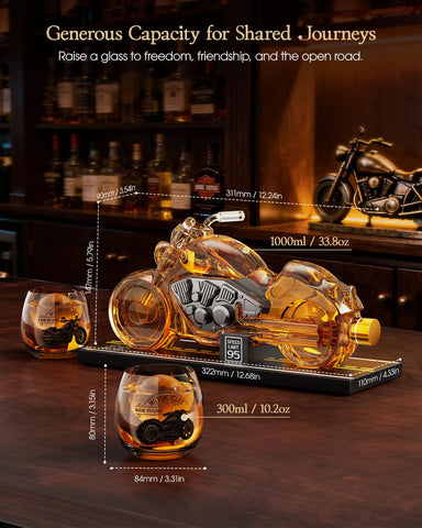 Vasos de whiskey de 300 ml para compartir momentos.