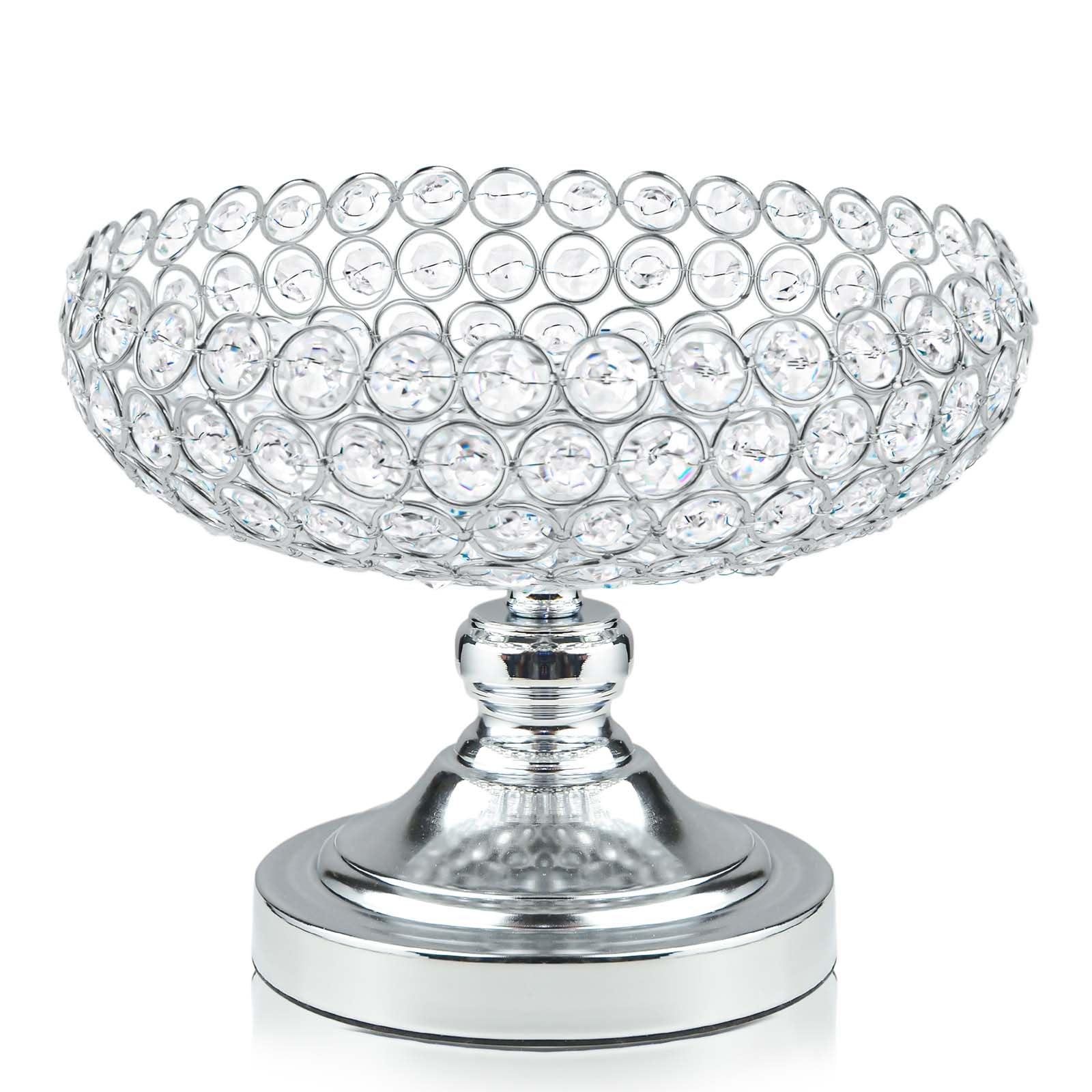 kolnlala cuenco cristal diseño hueco centro de mesa, ideal para exhibir fruta fresca con estilo.