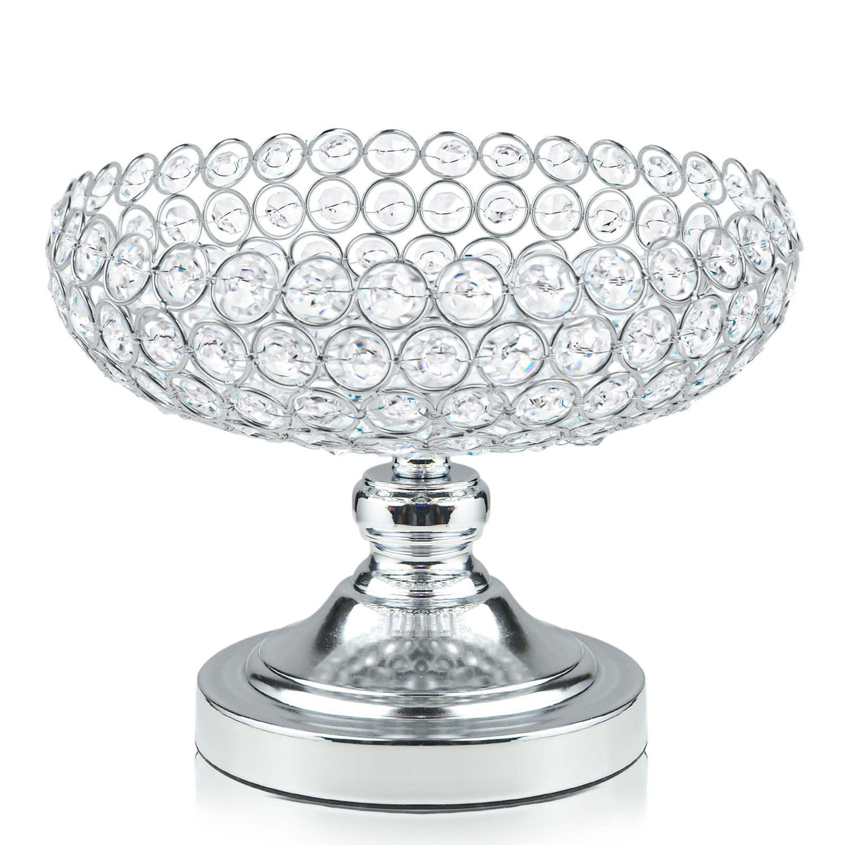 kolnlala cuenco cristal diseño hueco centro de mesa, ideal para exhibir fruta fresca con estilo.
