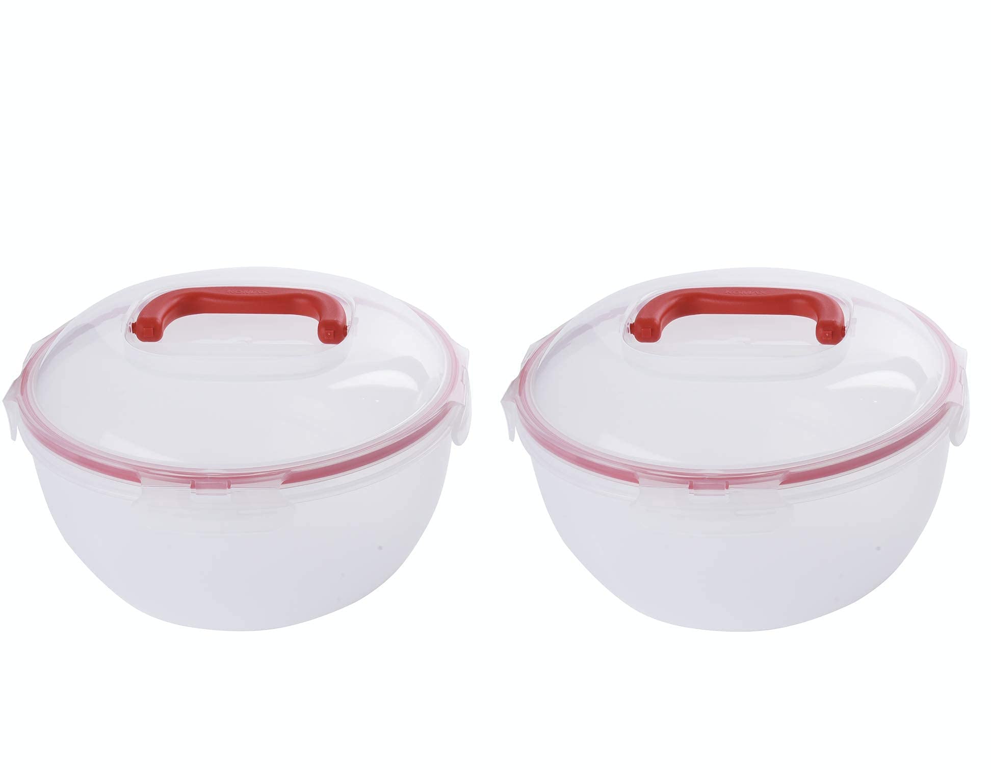 Komax ensaladera grande con tapa ideal para comidas al aire libre.