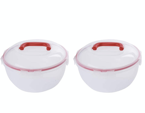 Komax ensaladera grande con tapa ideal para comidas al aire libre.