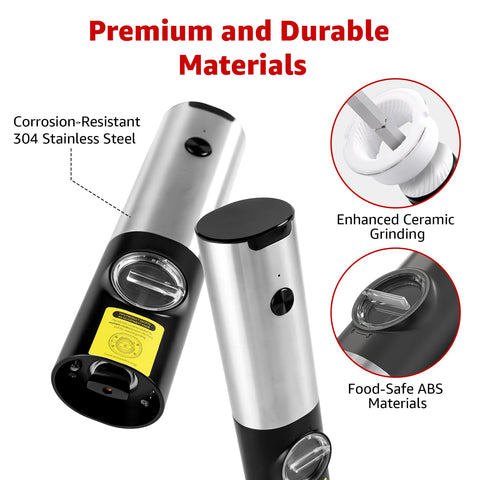 KOMOREBI base de carga mantiene el molino listo para usar sin cables.