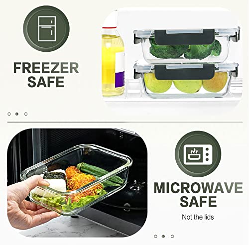 Diseño apilable KOMUEE, ahorra espacio en la despensa y refrigerador.