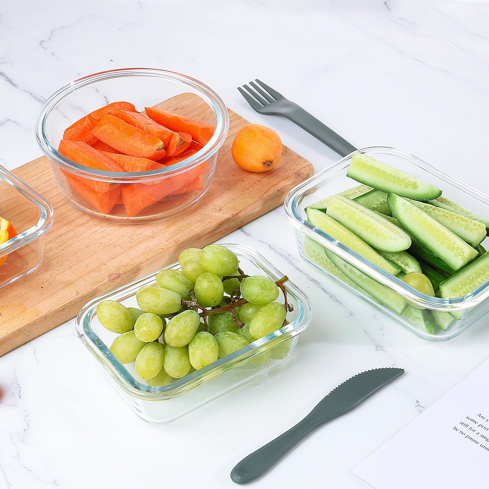 KOMUEE Ideal para comidas para llevar y porciones controladas en viajes.