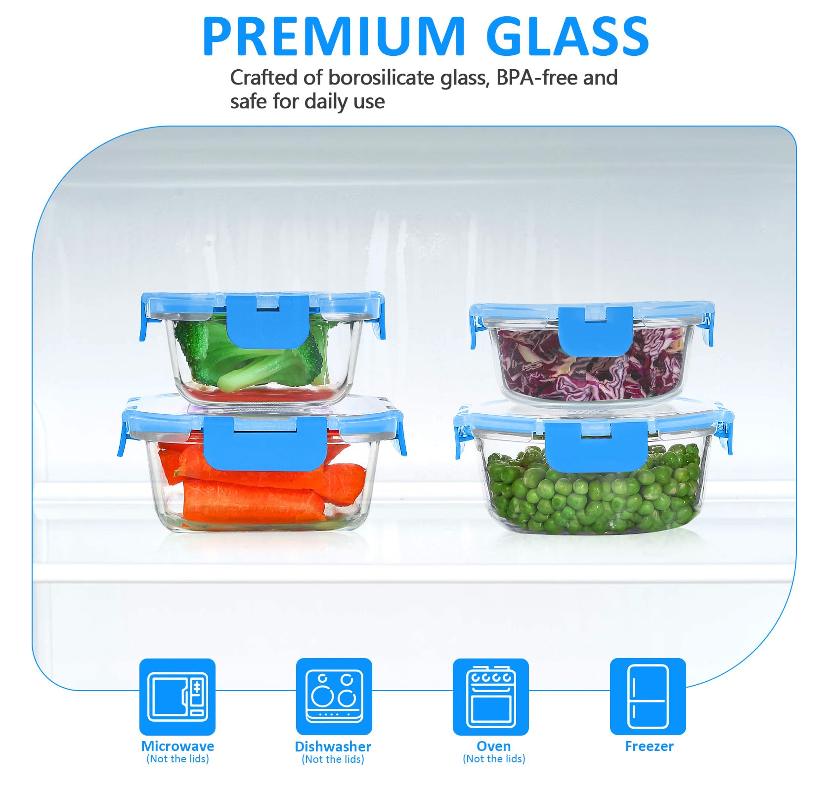 KOMUEE tapas herméticas con silicona para evitar derrames y conservar frescura