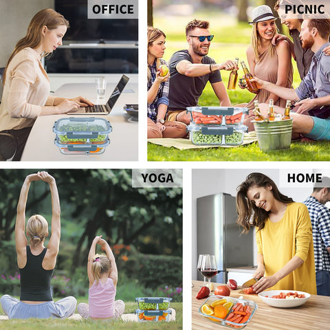 KOMUEE usos multiples para la preparación de comidas y almacenamiento.