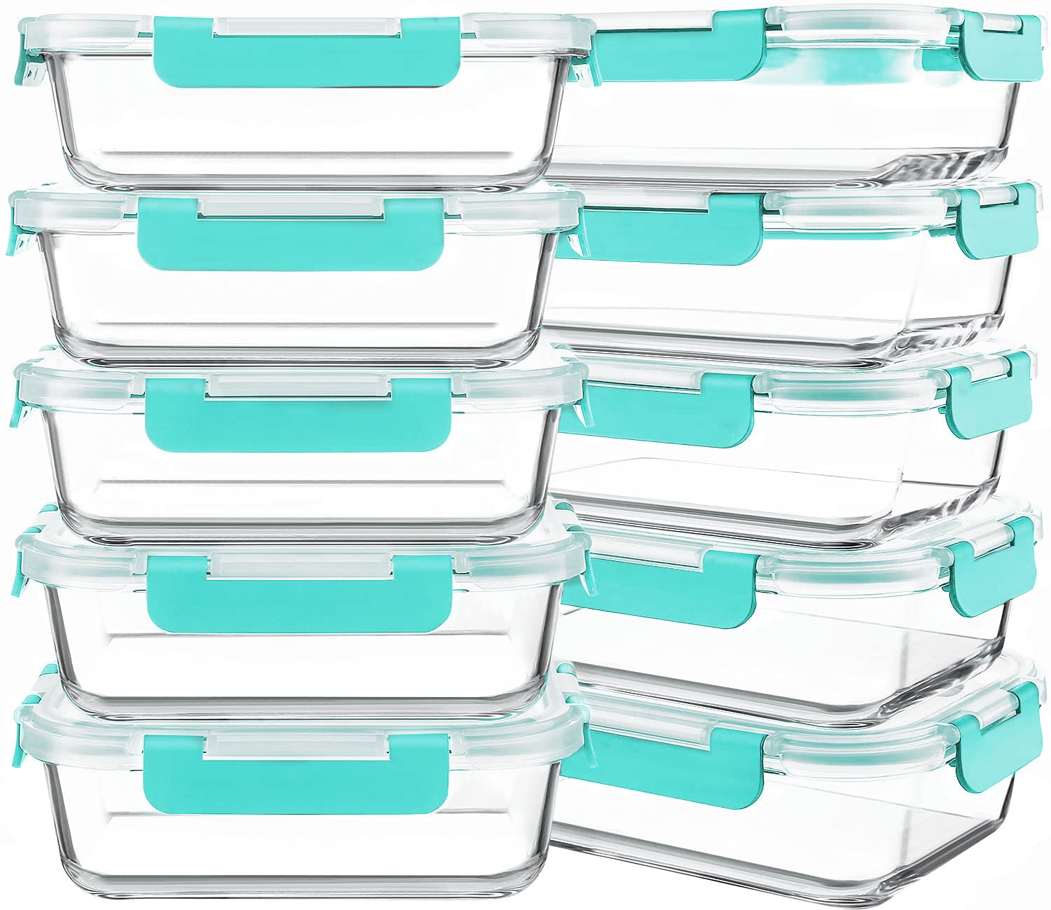 KOMUEE vidrio borosilicato 30 oz para almuerzo, mantiene la comida fresca