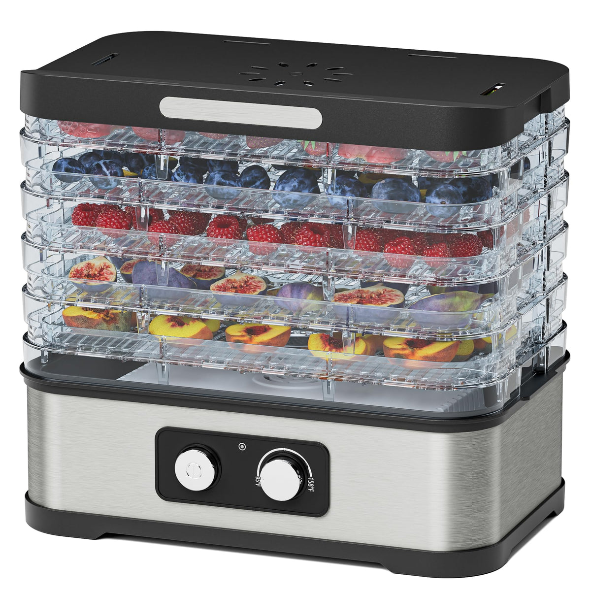 Konfintos Deshidratadora, unidad principal para secar carne seca y frutas.