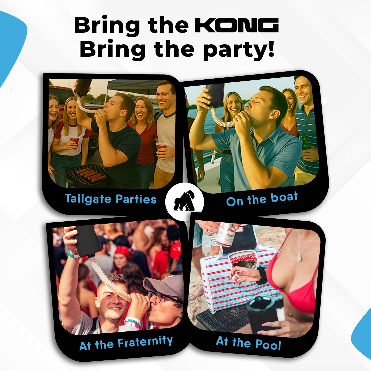 Kong Skinny Can diseño llamativo que destaca en cualquier reunión.